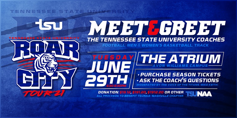 TSU's Roar City Meet & Greet To Feature Eddie George, Brian Collins, More -  The Sports Credential