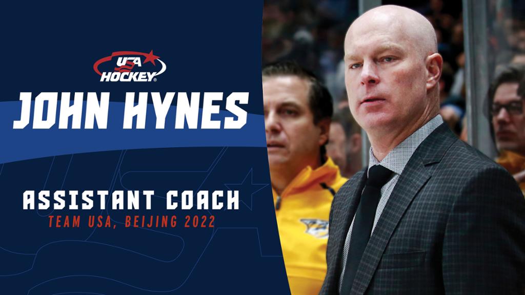 Predators Head Coach John Hynes To Join . Olympic Hockey Staff - The  Sports Credential