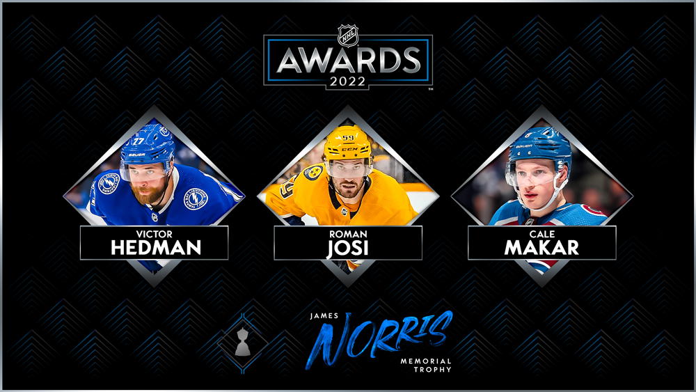 Tampa Bay Lightning D Victor Hedman named finalist for Norris Trophy