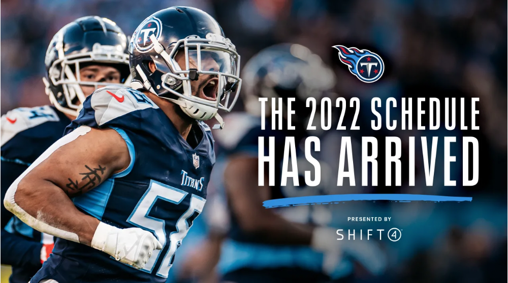 Titans Release 2021 Schedule, and it Includes Three Primetime Games