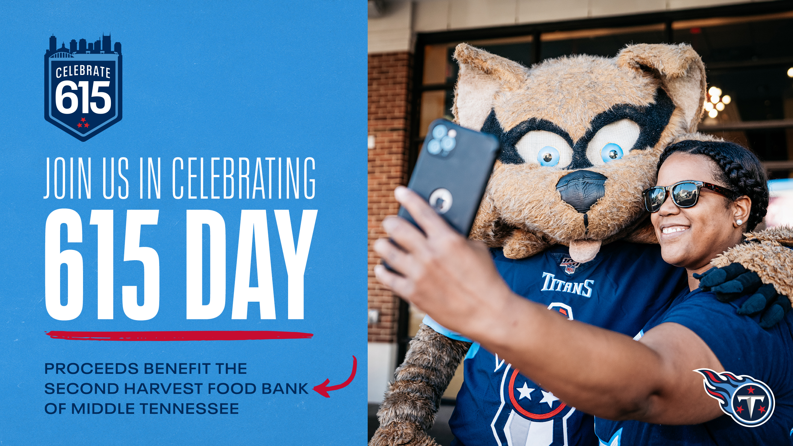 Tennessee Titans Launch Week-Long Food Drive To Celebrate 615 Day - The  Sports Credential